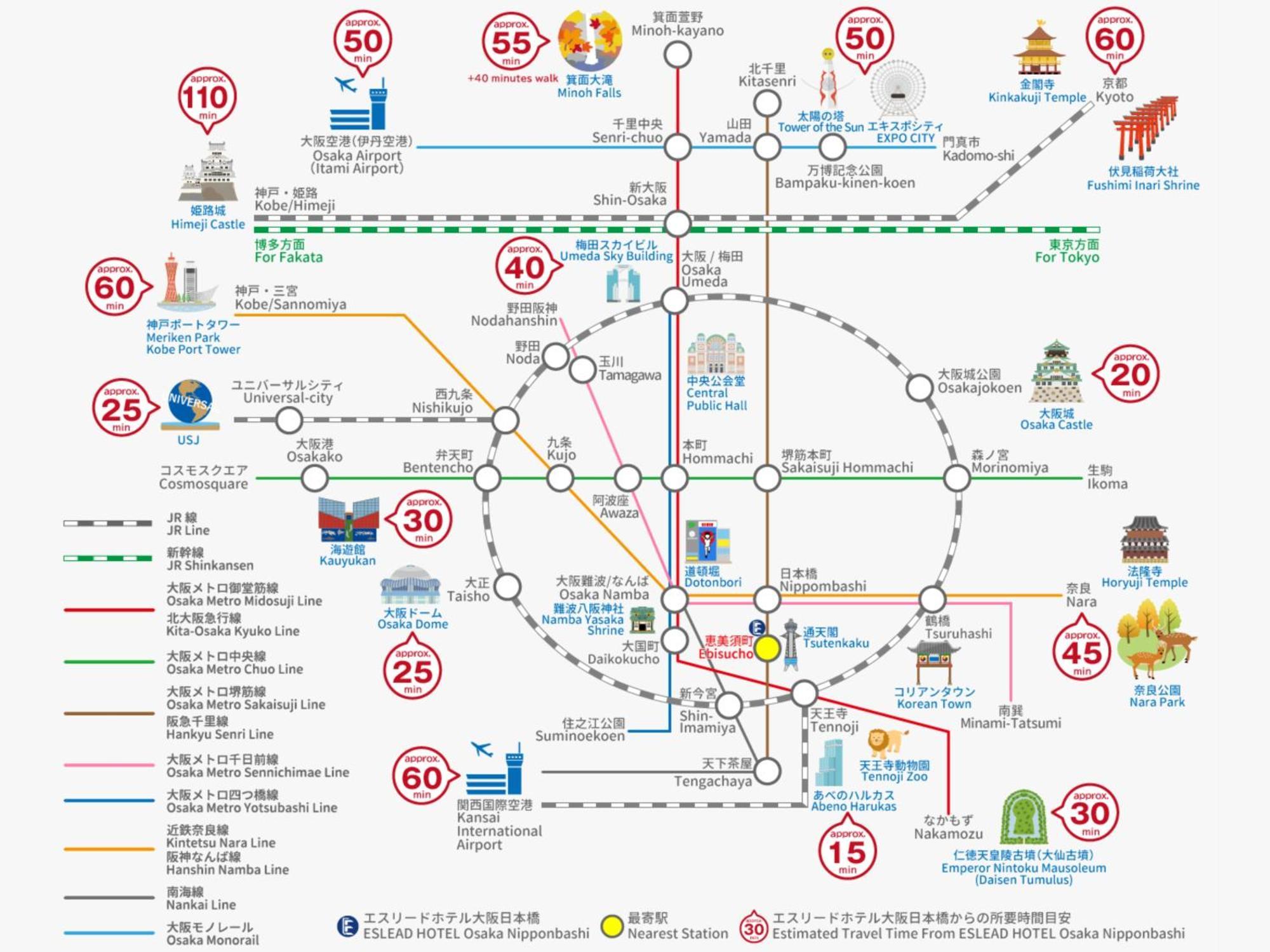 Eslead Hotel Osaka Nipponbashi Buitenkant foto